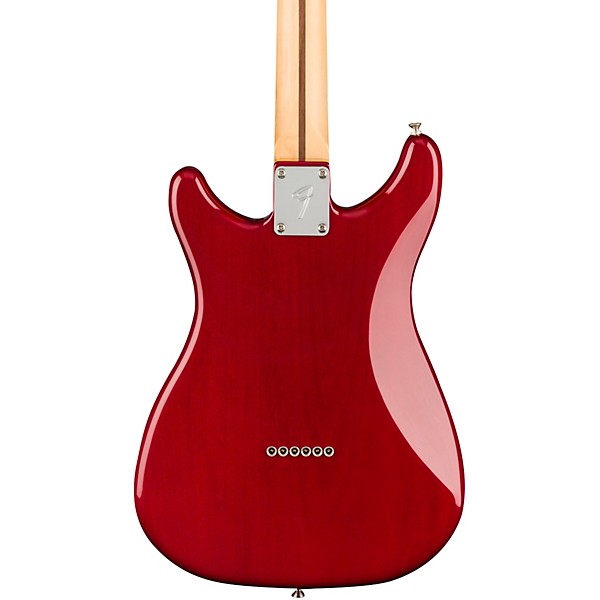 Clearance Fender Player Lead II Pau Ferro Fingerboard Electric Guitar Transparent Crimson