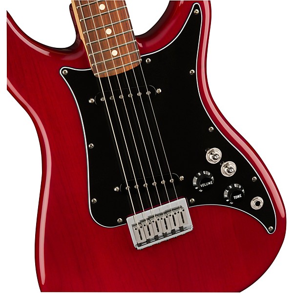 Fender Player Lead II Pau Ferro Fingerboard Electric Guitar Transparent Crimson