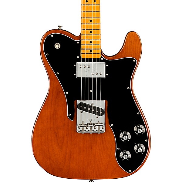 Fender American Original '70s Telecaster Custom Maple Fingerboard Electric Guitar Mocha