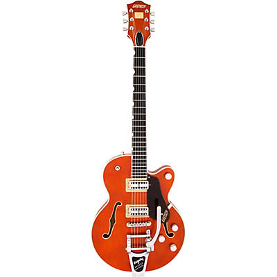 Gretsch Guitars Gretsch G6659t Players Edition Broadkaster Jr. Center Block Single-Cut With String-Thru Bigsby Round-Up Orange for sale