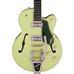 Gretsch Guitars Gretsch G6659T Players Edition Broadkaster Jr. Center Block Single-Cut With String-Thru Bigsby Two-Tone Smoke Green