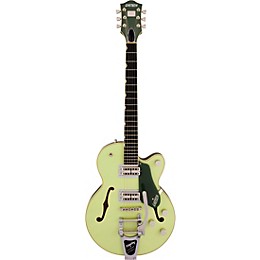 Gretsch Guitars Gretsch G6659T Players Edition Broadkaster Jr. Center Block Single-Cut With String-Thru Bigsby Two-Tone Smoke Green