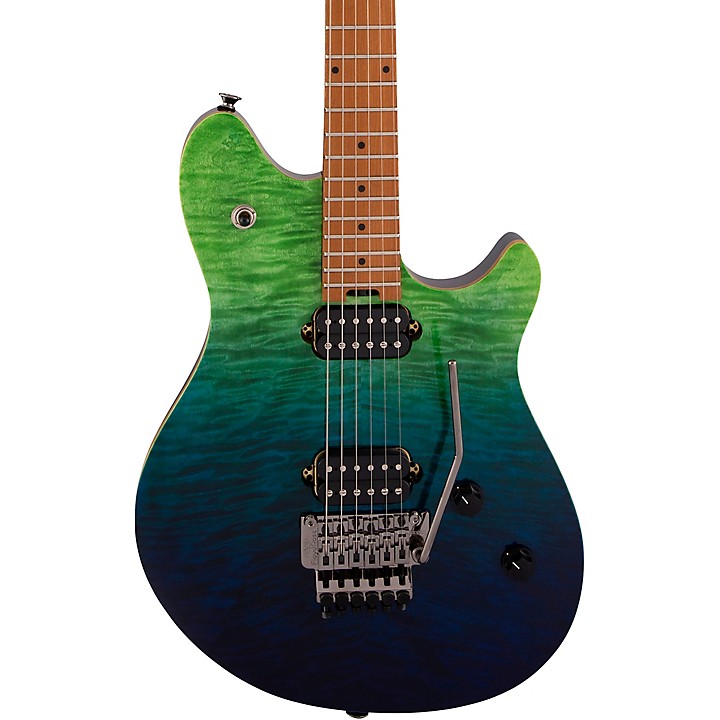 ギター EVH Wolfgang WG Tahiti Night EVH Wolfgang WG Standard Quilt Maple Electric Guitar Tahiti
