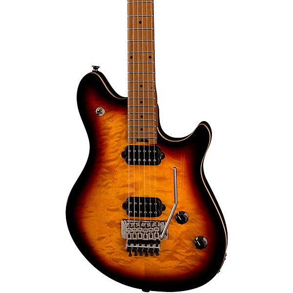 EVH Wolfgang WG Standard Quilt Maple Electric Guitar 3 Tone Sunburst