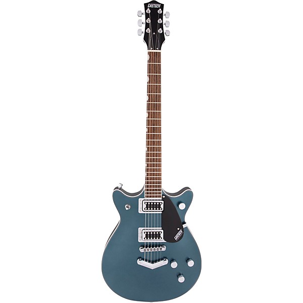 Open Box Gretsch Guitars Gretsch Guitars G5222 Electromatic Double Jet BT with V-Stoptail Level 1 Jade Grey Metallic