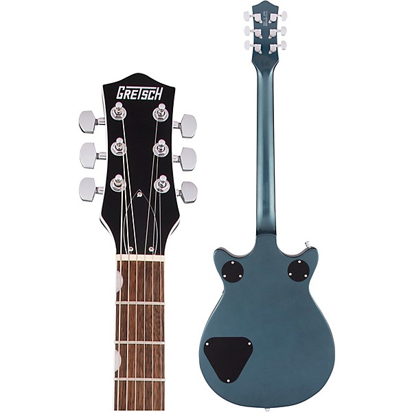Open Box Gretsch Guitars Gretsch Guitars G5222 Electromatic Double Jet BT with V-Stoptail Level 1 Jade Grey Metallic