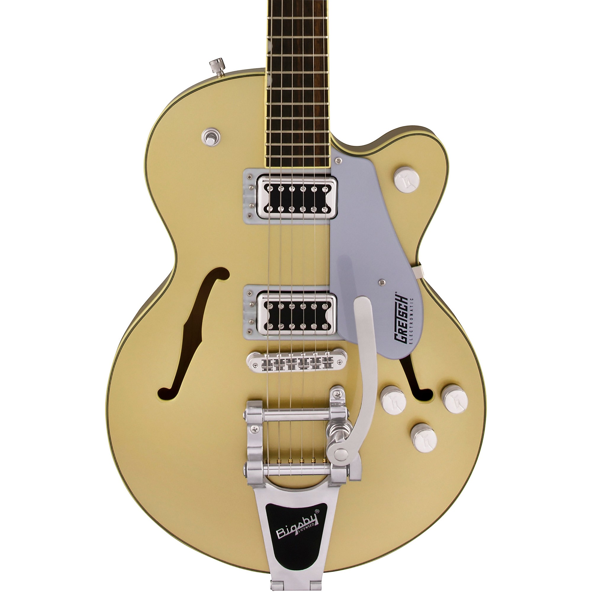 Gretsch G5655TG Electromatic Center Block Jr. Single-Cut with Bigsby and Gold  Hardware Cadillac Green 2509700546 057