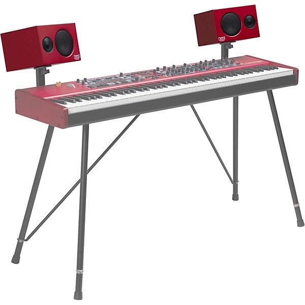 Nord Piano Monitor V2 With Brackets Red Walnut