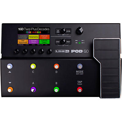 Line 6 Pod Go Guitar Multi-Effects Processor Black for sale