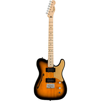 Squier Paranormal Series Cabronita Telecaster Thinline Electric Guitar With Maple Fingerboard 2-Color Sunburst for sale