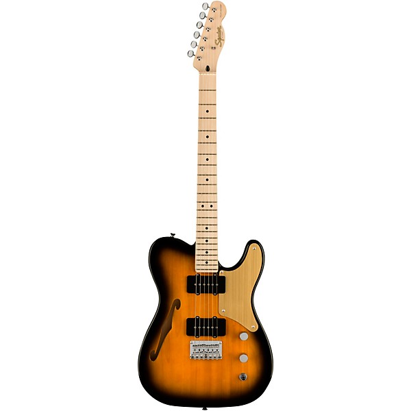 Squier Paranormal Series Cabronita Telecaster Thinline Electric Guitar With Maple Fingerboard 2-Color Sunburst