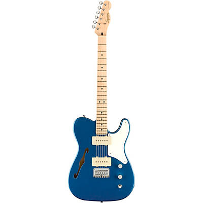 Squier Paranormal Series Cabronita Telecaster Thinline Electric Guitar With Maple Fingerboard Lake Placid Blue for sale