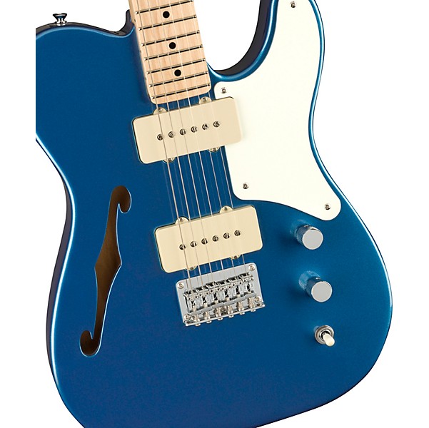 Squier Paranormal Series Cabronita Telecaster Thinline Electric Guitar With Maple Fingerboard Lake Placid Blue