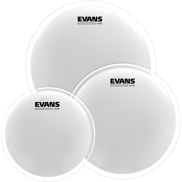 Evans UV2 Coated Tom Pack 10, 12, 14 in.