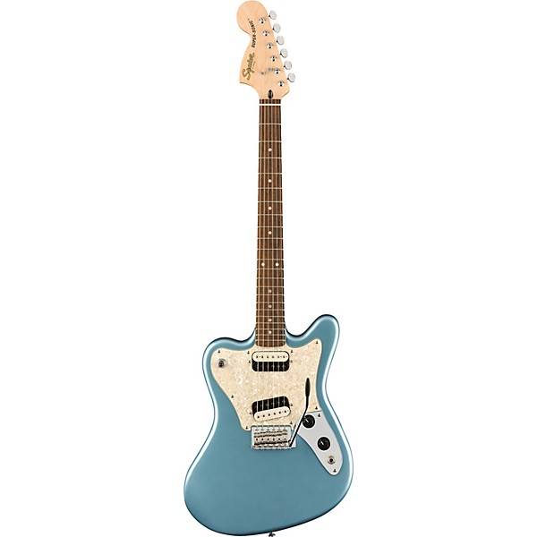 Squier Paranormal Series Super-Sonic Electric Guitar Ice Blue Metallic