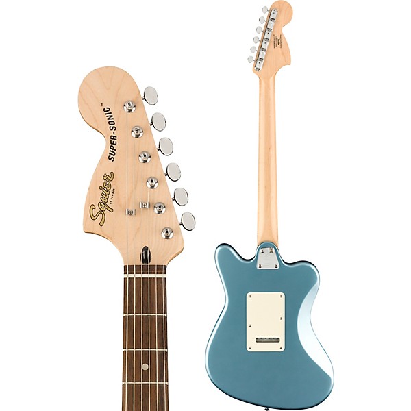 Squier Paranormal Series Super-Sonic Electric Guitar Ice Blue Metallic