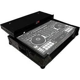 ProX ProX XS-DJ808WLT Flight Case for Roland DJ-808 or Denon MC7000 Digital Controller W-Wheels and Sliding Laptop Shelf Black