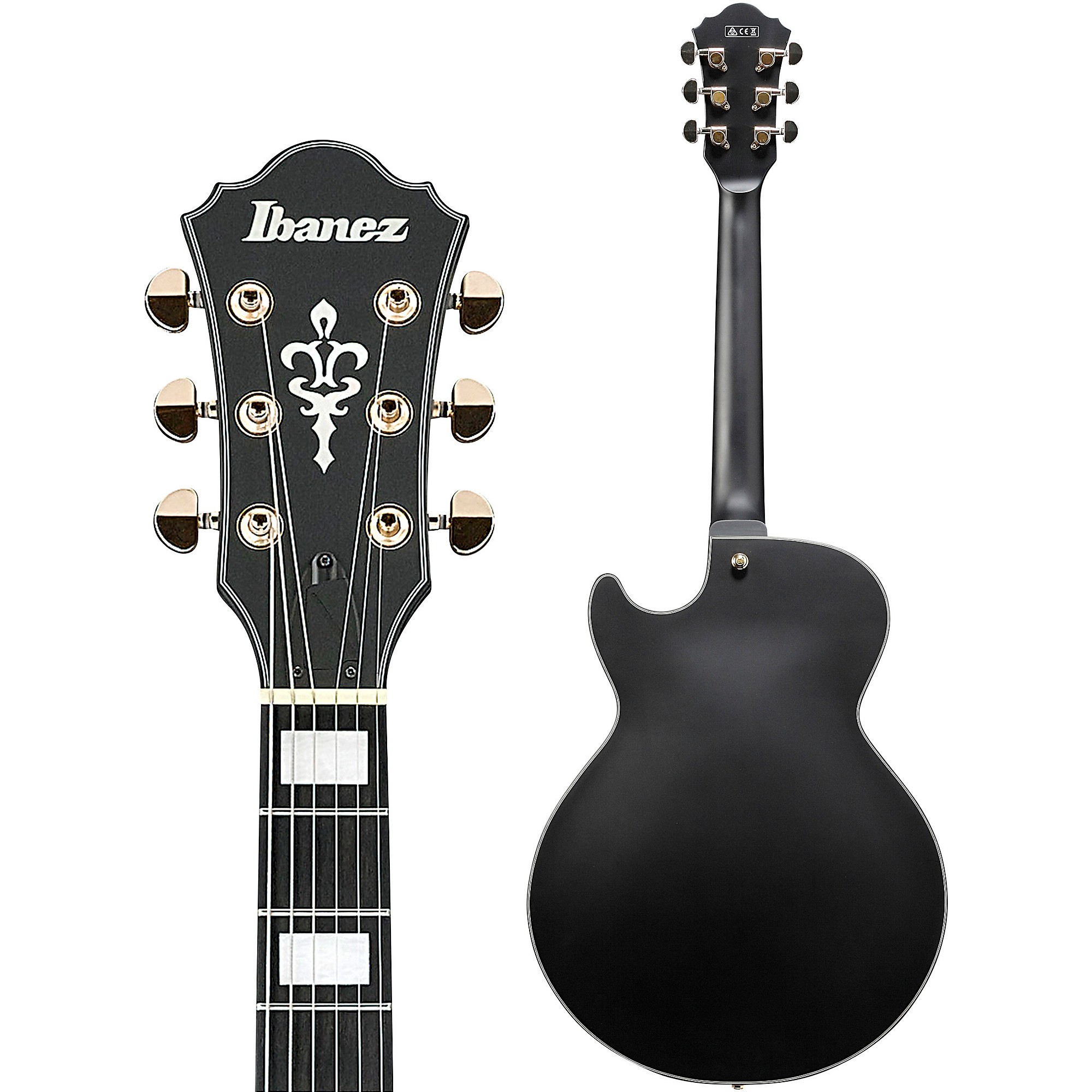 Ibanez AG85 AG Hollow Body Electric Guitar Flat Black | Guitar Center