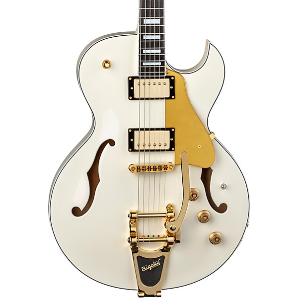 Dean Colt with Bigsby & Piezo Semi-Hollowbody Guitar Vintage White