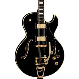 Dean Colt with Bigsby & Piezo Semi-Hollowbody Guitar Classic Black