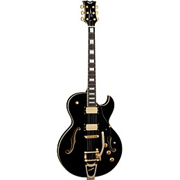 Dean Colt with Bigsby & Piezo Semi-Hollowbody Guitar Classic Black