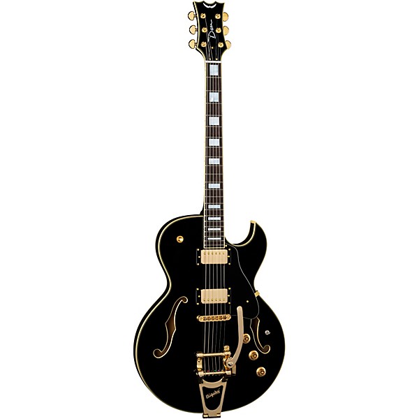 Dean Colt with Bigsby & Piezo Semi-Hollowbody Guitar Classic Black