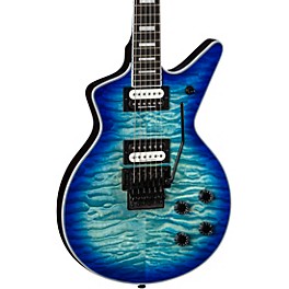 Dean Cadi Select Quilt Top Floyd Electric Guitar Ocean Burst