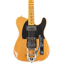 Fender Custom Shop '50s Vibra Telecaster Limited-Edition Heavy Relic Electric Guitar Aztec Gold