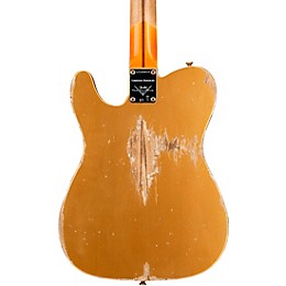 Fender Custom Shop '50s Vibra Telecaster Limited-Edition Heavy Relic Electric Guitar Aztec Gold