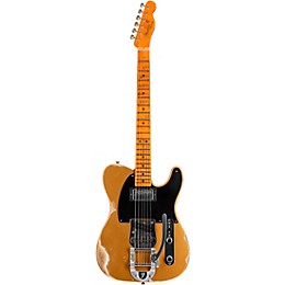 Fender Custom Shop '50s Vibra Telecaster Limited-Edition Heavy Relic Electric Guitar Aztec Gold