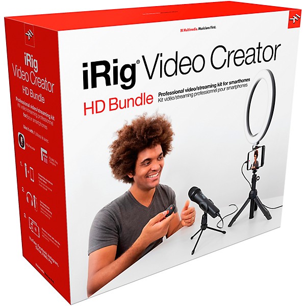 IK MULTIMEDIA iRig Video Creator HD バンドル Open Box IK Multimedia iRig Video Creator HD Bundle With Mic