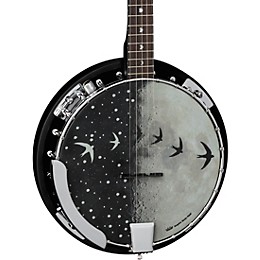 Luna Moonbird BGB 5-String Acoustic-Electric Banjo Satin Black