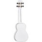 Luna Hau Snow Soprano Ukulele White