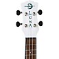 Luna Hau Snow Soprano Ukulele White