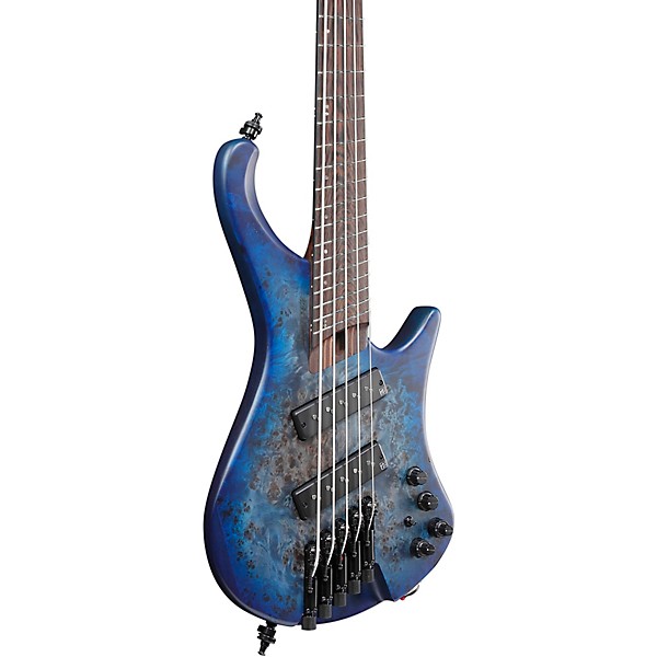 Ibanez EHB1505MS 5-String Multi-Scale Ergonomic Headless Bass Pacific Blue Burst Flat