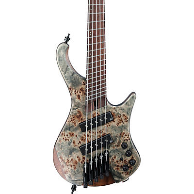 Ibanez Ehb1505ms 5-String Multi-Scale Ergonomic Headless Bass Black Ice Flat for sale