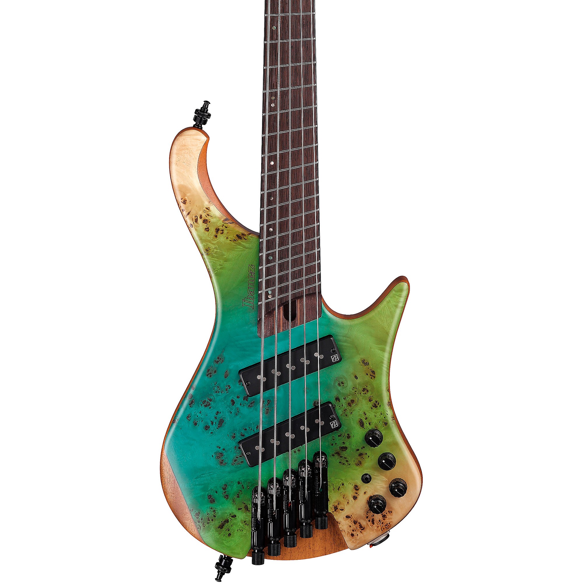 Ibanez EHB1505MS 5-String Multi-Scale Ergonomic Headless Bass Ocean Inlet  Flat