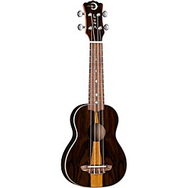 Luna Ziricote Wood Soprano Ukulele Gloss Natural