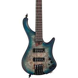 Ibanez EHB1500 4-String Ergonomic Headless Bass Cosmic Blue Starburst Flat