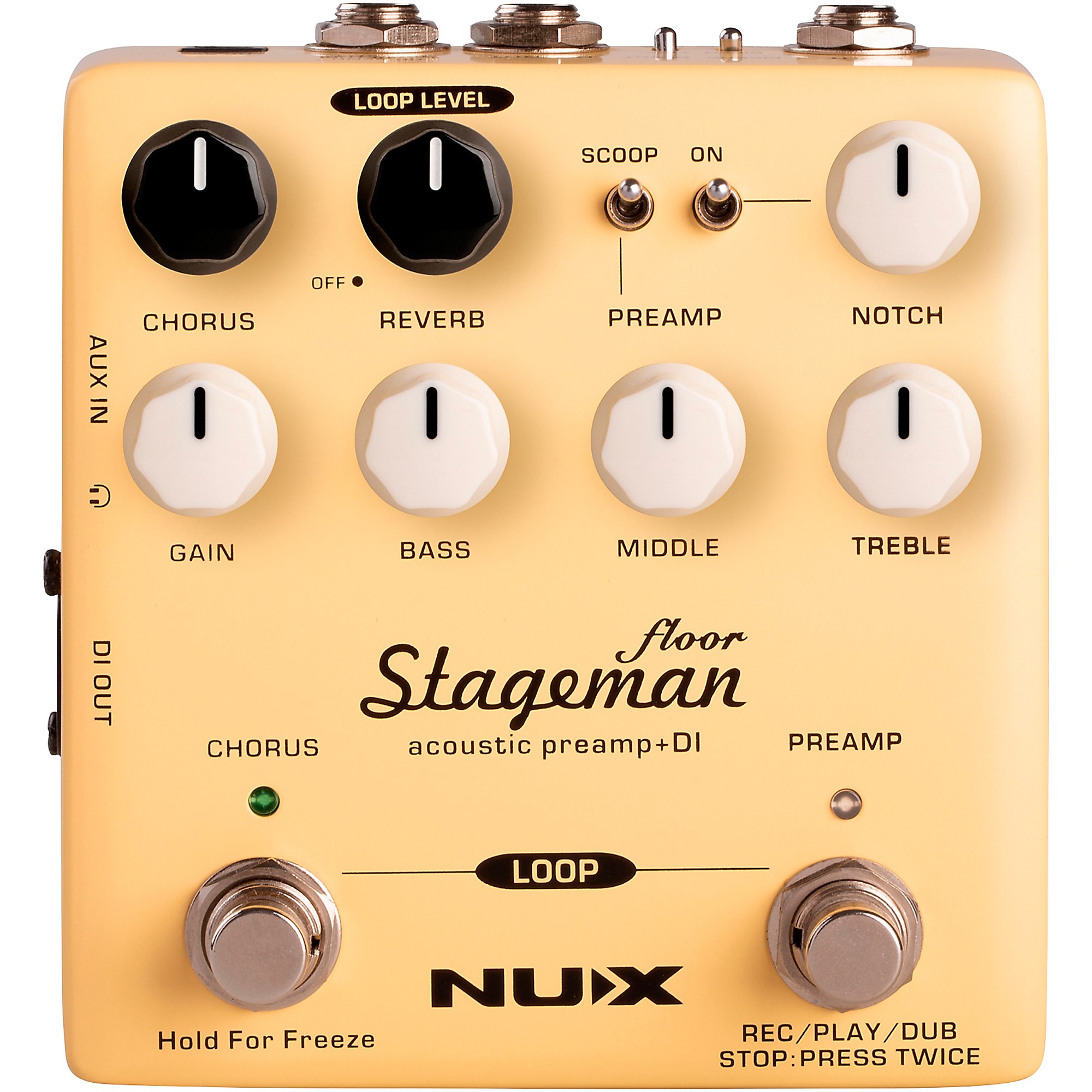 NUX Stageman Floor Acoustic Preamp and DI | Guitar Center