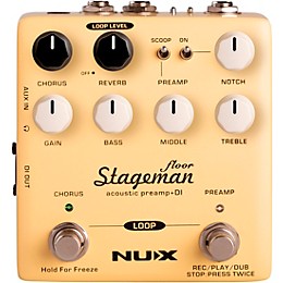 Open Box NUX Stageman Floor Acoustic Preamp and DI Level 1