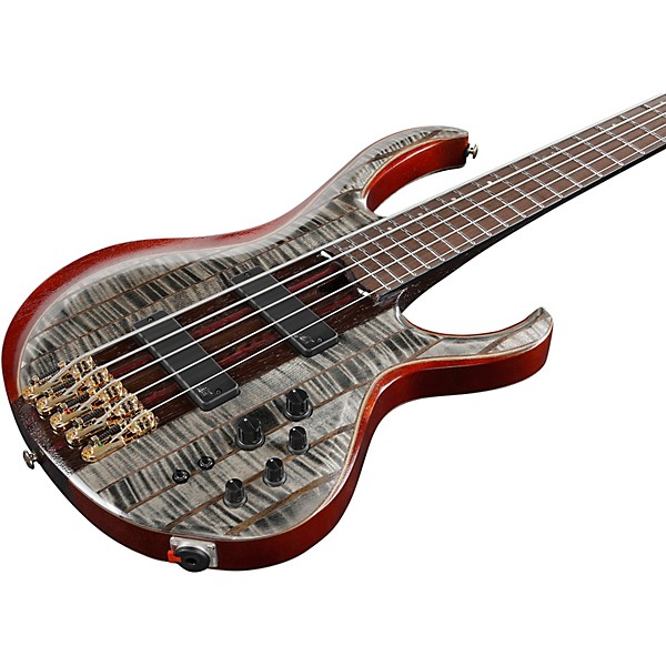 Ibanez Premium BTB1935 5-String Electric Bass Black Ice Low Gloss