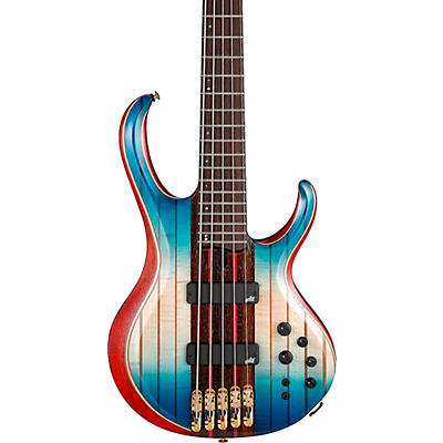 Ibanez Premium Btb1935 5-String Electric Bass Caribbean Islet Low Gloss for sale