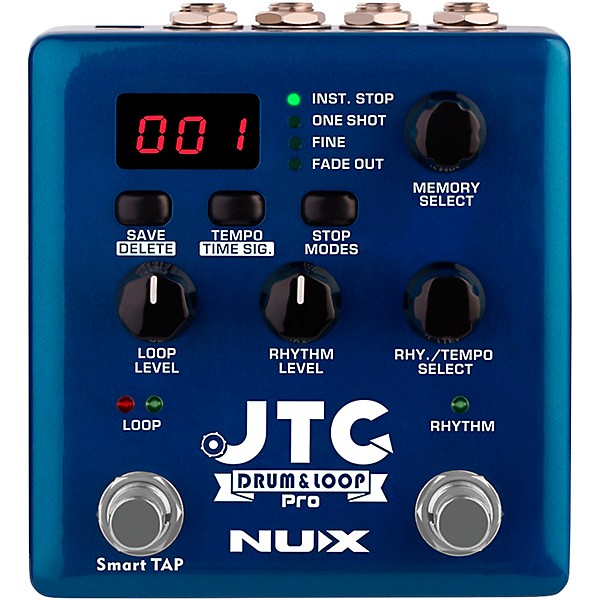NUX JTC Pro Drum & Loop Effects Pedal