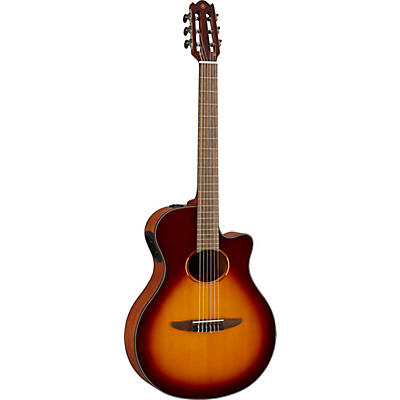 Yamaha Ntx1 Acoustic-Electric Classical Guitar Brown Sunburst for sale