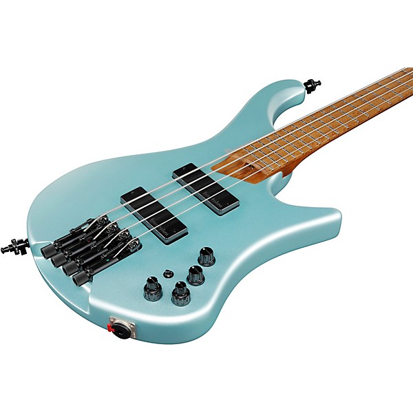 Open Box Ibanez EHB1000 4-String Ergonomic Headless Bass Level 1 Sea Foam Pearl Green Matte