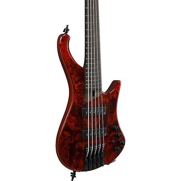 Ibanez EHB1505 5-String Ergonomic Headless Bass Stained Wine Red Low Gloss