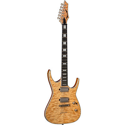 Dean Exile Select Quilt Top Electric Guitar Satin Natural for sale