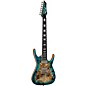 Dean Exile Select Burled Poplar 7-String Electric Guitar Satin Turquoise Burst