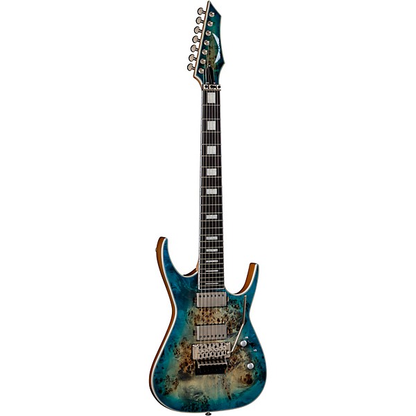 Open Box Dean Exile Select Burled Poplar With Floyd 7-String